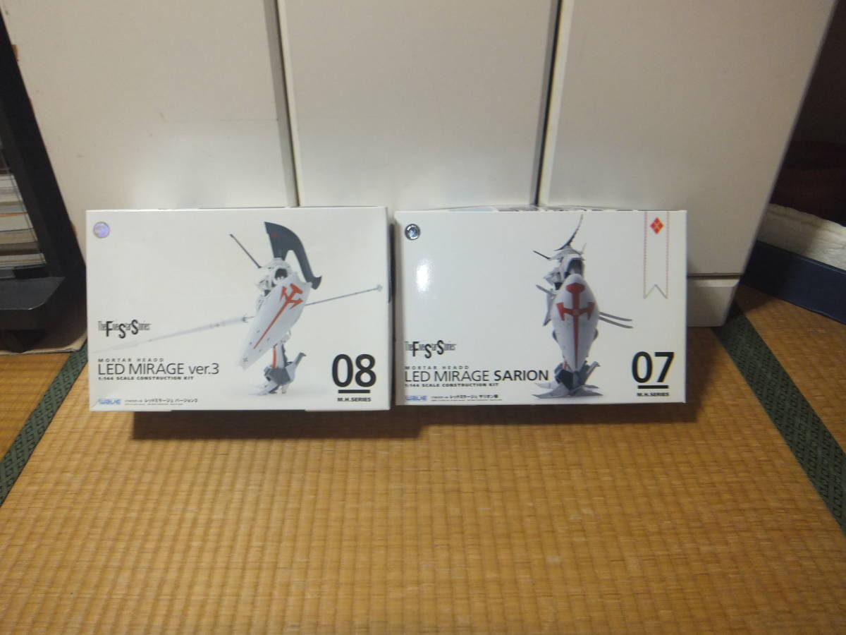 □wave ウェーブ FSS 1/144 レッドミラージュ LEDミラージュver.3 と