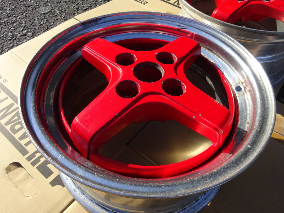希少品レア！NCHK　リボルバー　グランドクロス　14インチアルミホイール　2本 リボルバー NCHK グランドクロス 14×6.5J+39 PCD100 4H 4穴 14インチ