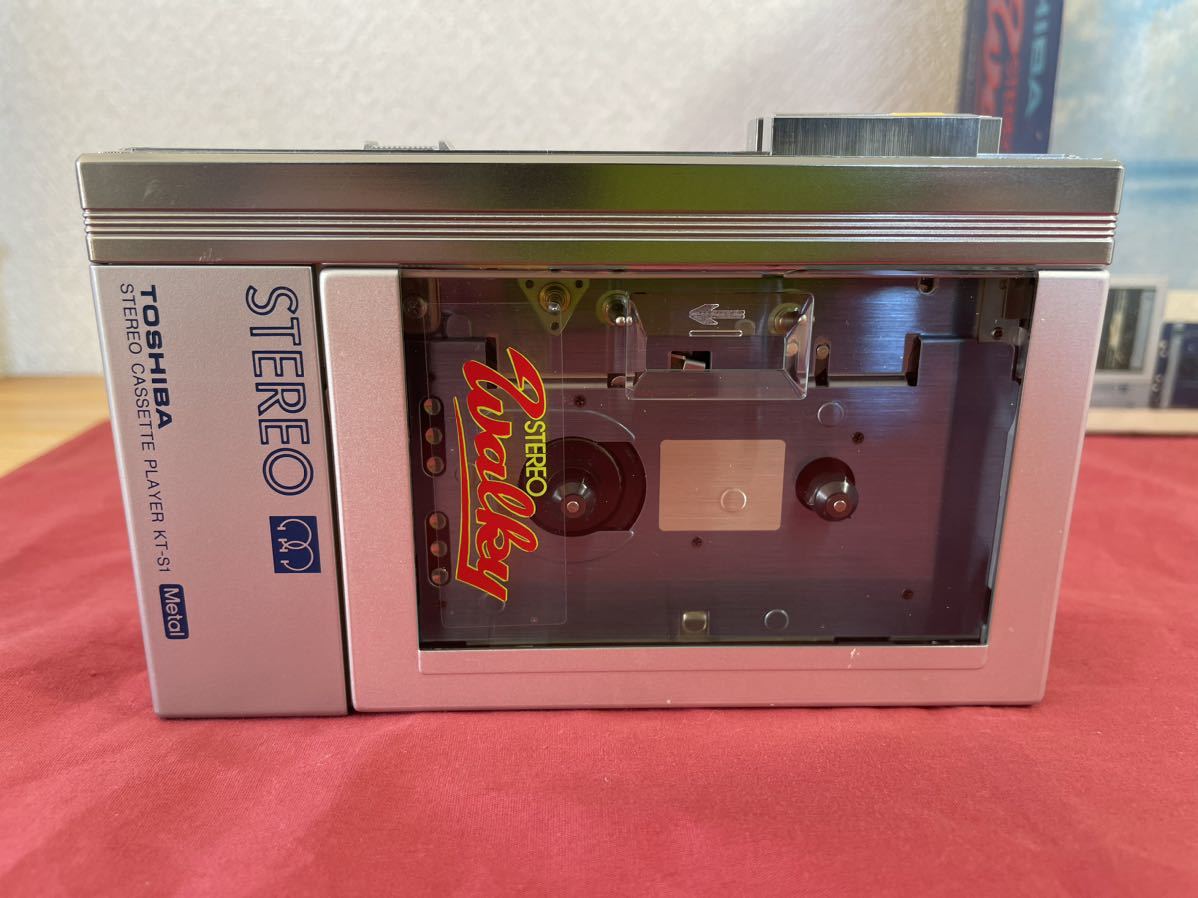 1円～】 TOSHIBA/東芝 KT-RS1 Walky ステレオ カセットレコーダー