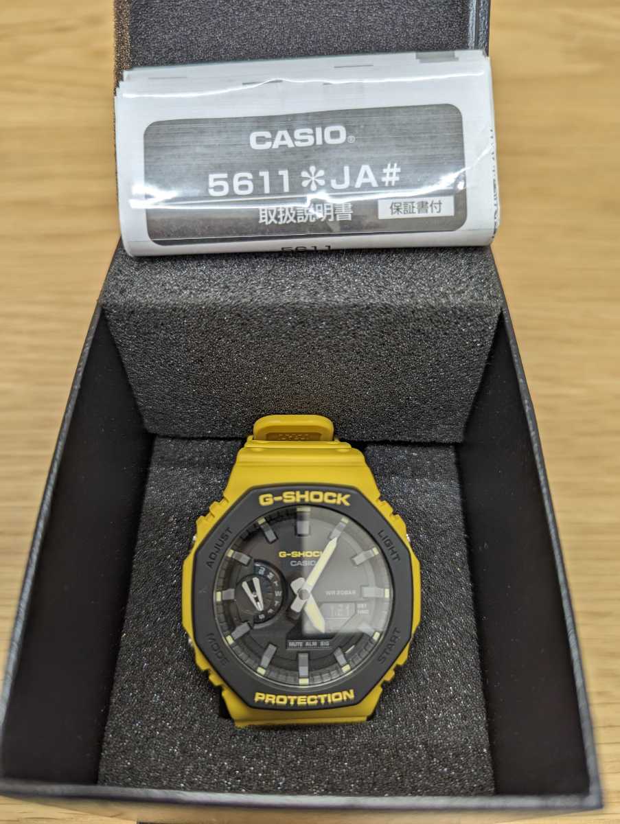 G-SHOCK CASIO 5611 JA ,Gショックかわいいイエロー腕時計です 【公式