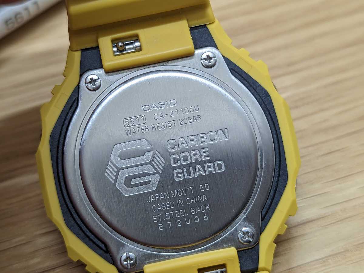 G-SHOCK CASIO 5611 JA ,Gショックかわいいイエロー腕時計です 【公式