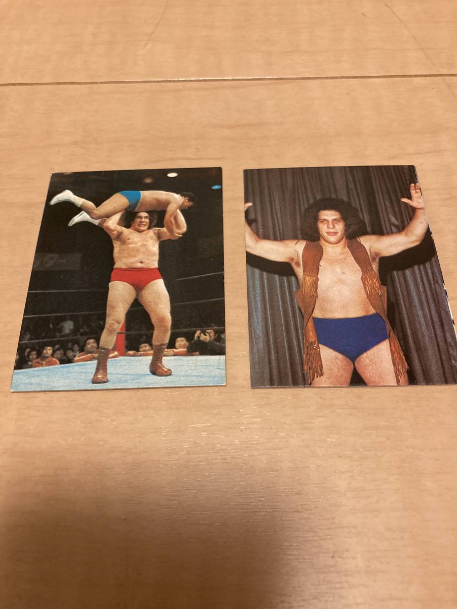 アンドレザジャイアント プロレス カード 昭和 レトロ 駄菓子屋 山勝 