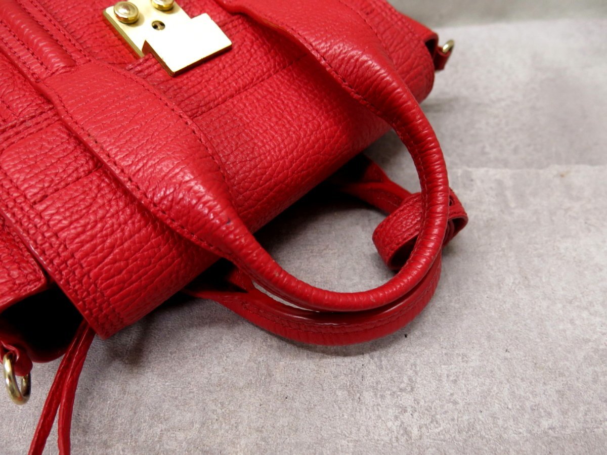 ○超美品○3.1 Phillip Lim フィリップリム○パシュリ○カーフ レザー 