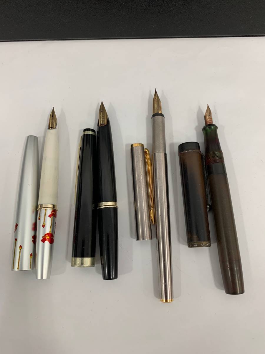 1円スタート☆万年筆まとめ☆MONT BLANC/PILOT他、4本セット