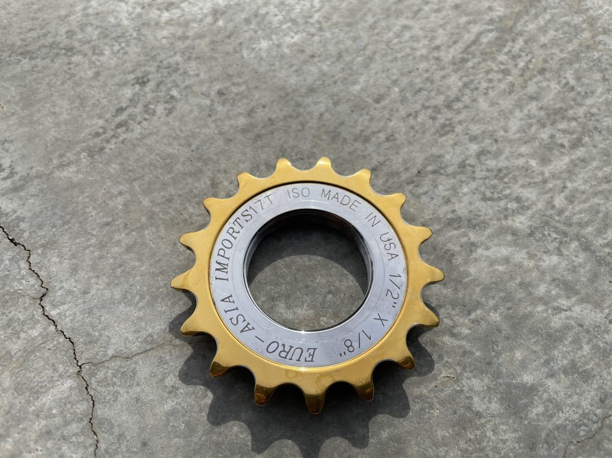 EURO ASIA ゴールドメダル コグ ピスト njs 17t EURO PRO ピスト