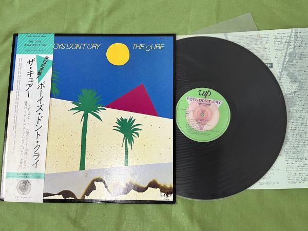 C776】LP レコード 来日記念盤 帯付き The Cure(ザ・キュアー)「Boys Don't