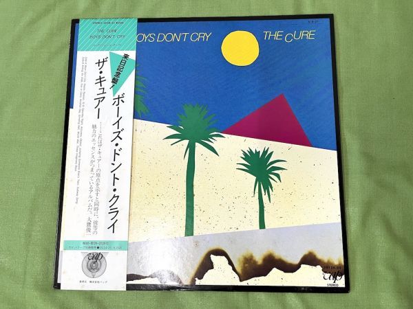 C776】LP レコード 来日記念盤 帯付き The Cure(ザ・キュアー)「Boys Don't