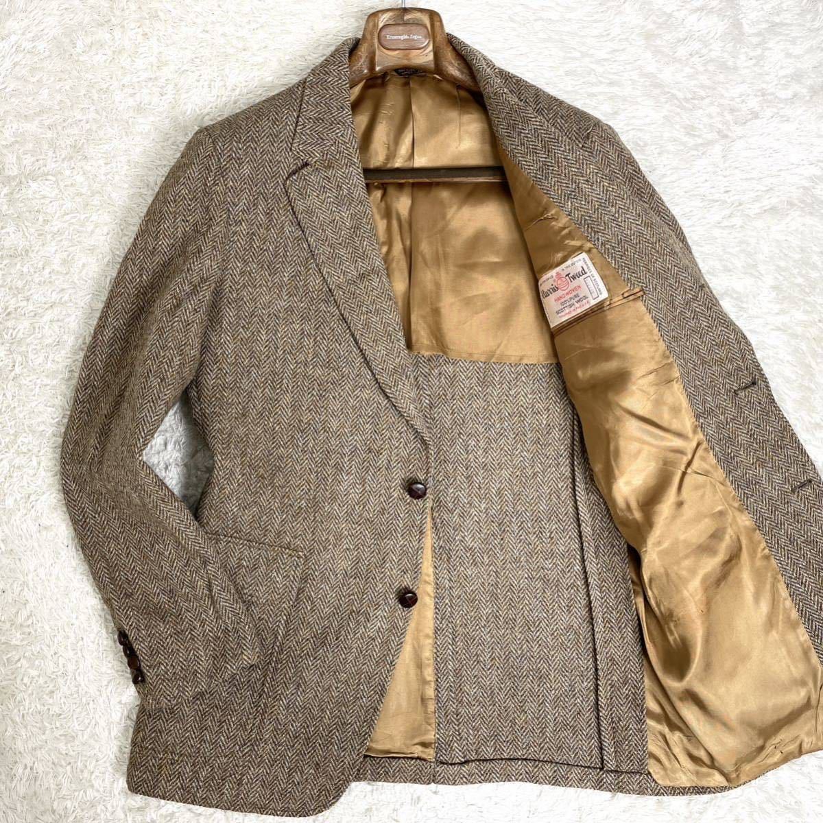 HARRIS TWEED ハリスツイード【至高のツイード】XL相当 ウール