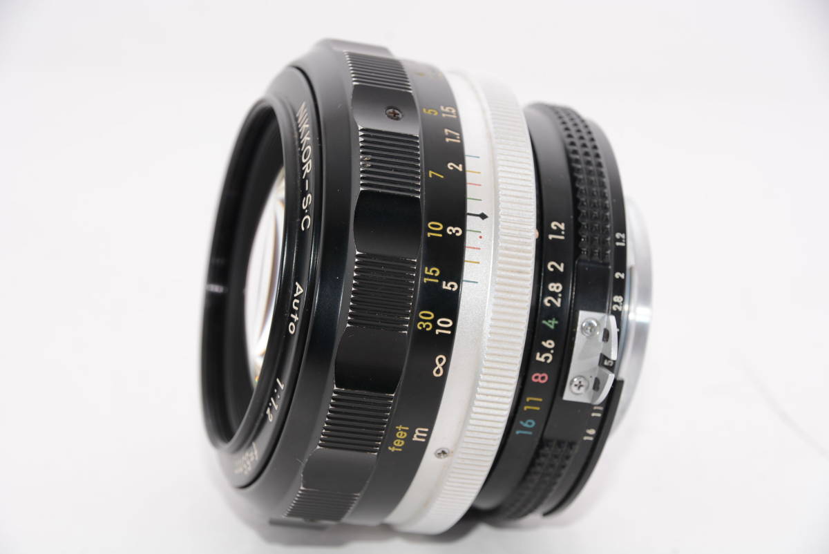 外観特上級】Nikon NIKKOR-S.C Auto 55mm f1.2 #a9938 55mm Nikon Auto