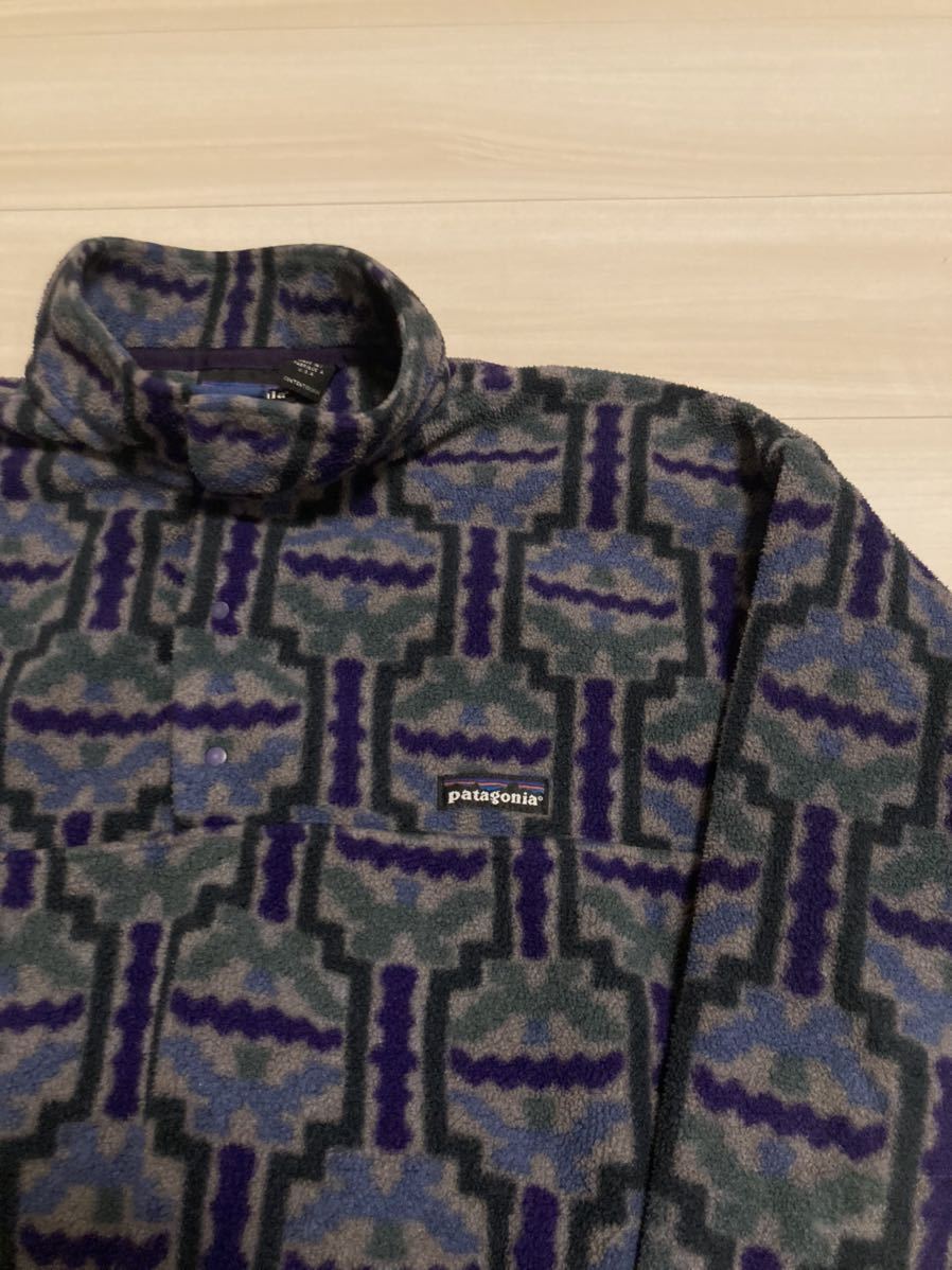 サイズL【テウェルチェ 雪無し 1993年】USA パタゴニア プリンテッド  