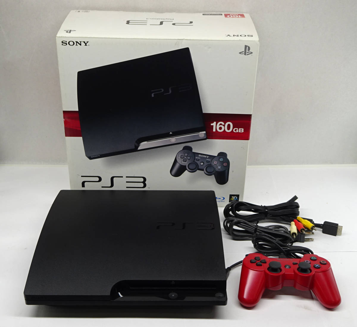 動作品】PlayStation3 160GB チャコールブラック(PS3本体・CECH-3000A