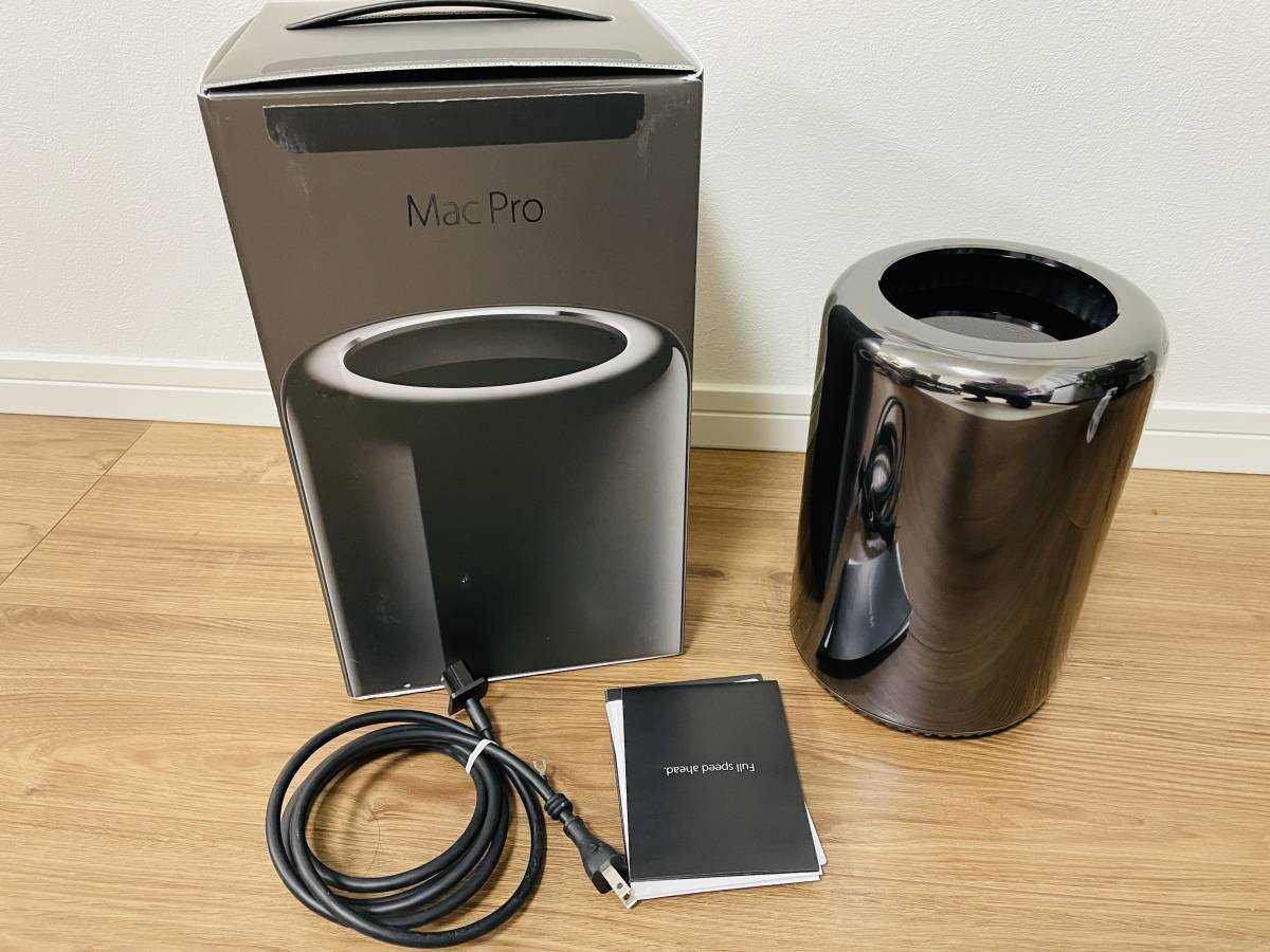 ☆APPLE Mac Pro， Late 2013 ☆Xeon E5 3.5GHz 6コ/64GB/PCIe SSD