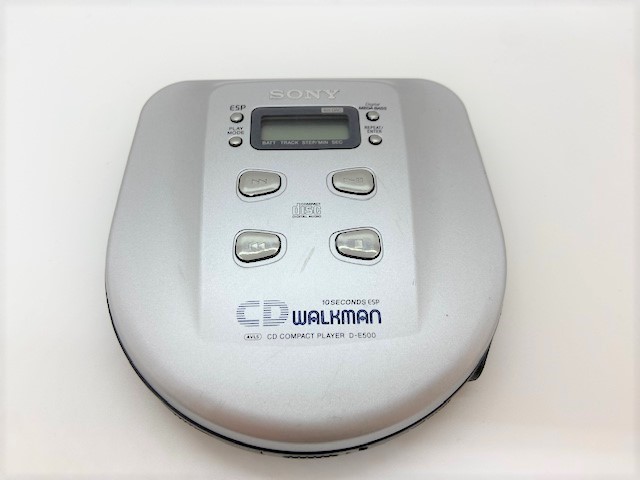 D-E500 SONY 希少 CDウォークマン 完品 元箱付 動作OK : 動作品 - リモコン