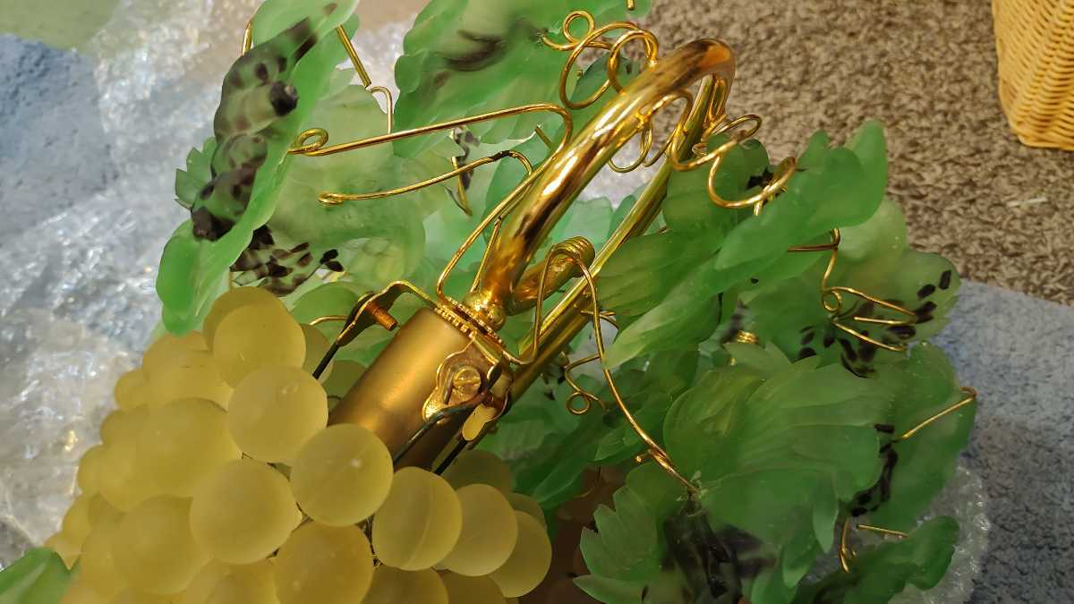 イタリア ベネチアングラス 葡萄 ブドウ ミルフィオリ ペーパー 