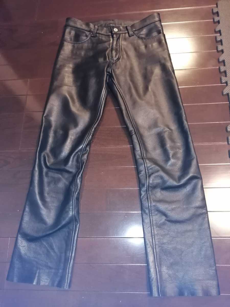 カドヤ　レザーパンツ 革パン　