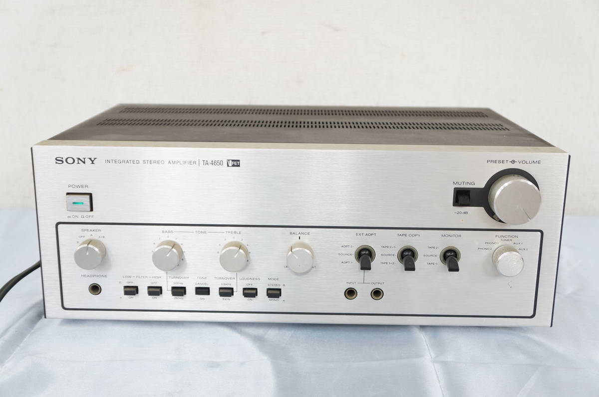 SONY ソニー TA-4650 ステレオ プリメインアンプ ふK01191401 SONY TA