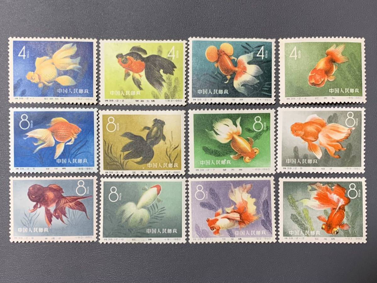 特38 金魚シリーズ 1960年 美品- 金魚 特54 ◯珍貴品◯中国