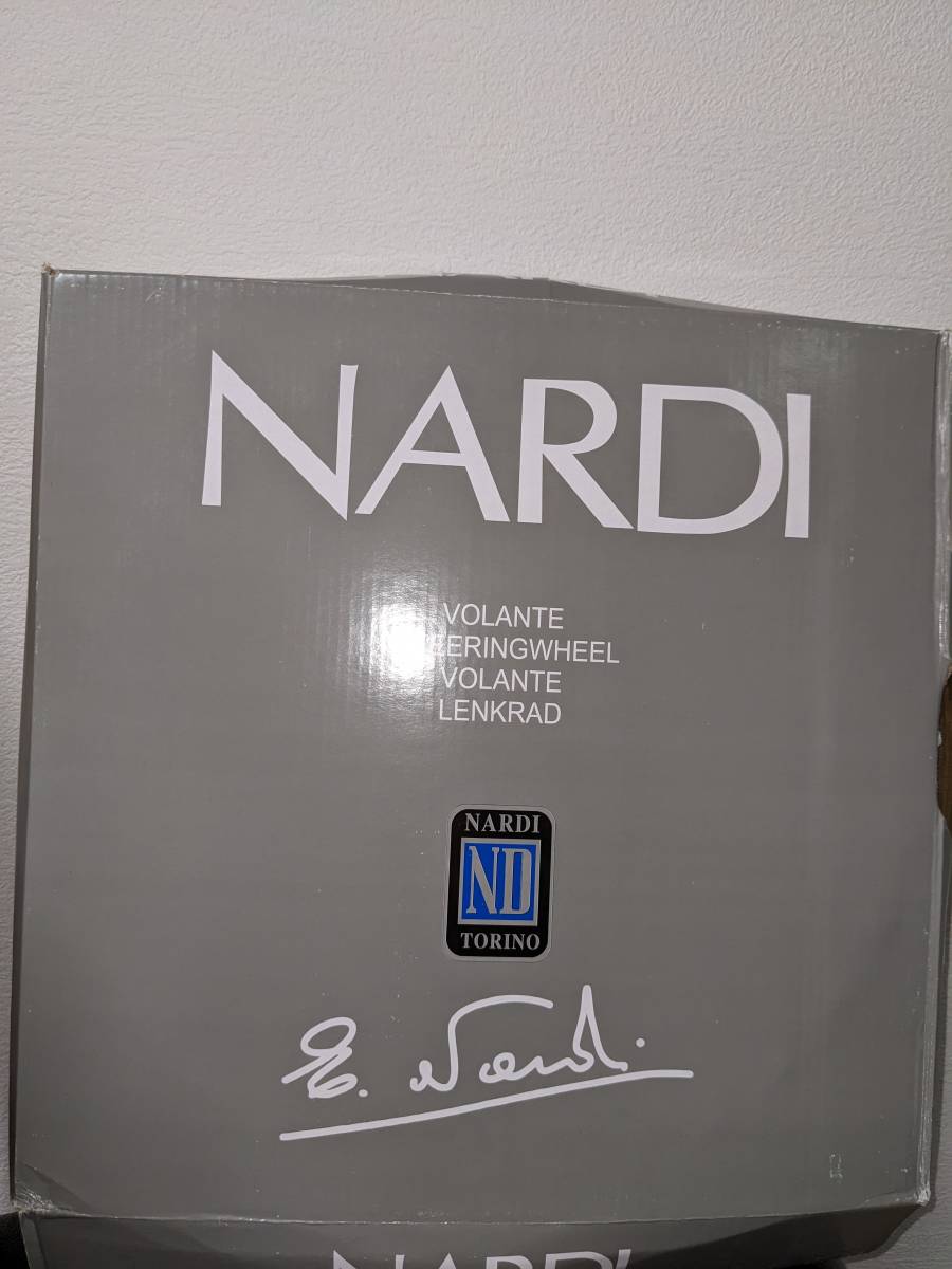 NARDI Wood 14inch 350mm ユニバーサルステアリング brown