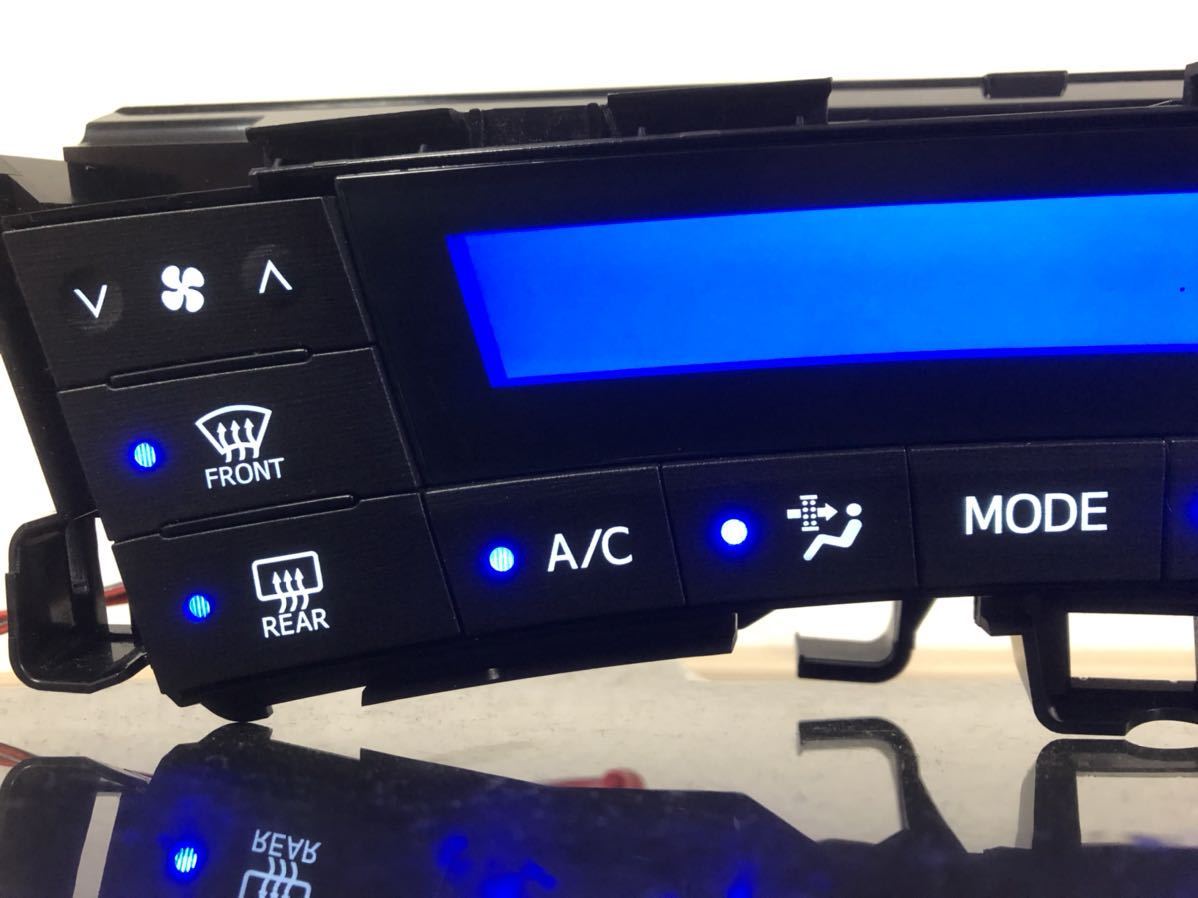 返送不要/1円スタート】ZVW30 30系 プリウス 前期 エアコンパネル LED