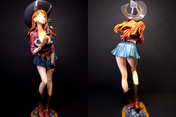 ナミ カスタムリペイント 瞳修正 ワンピース TREASURE CRUISE WORLD JOURNEY NAMI ナミフィギュア 2次元イラスト風 妖艶 ONE PIECE ナミ 瞳修正 ワンピース