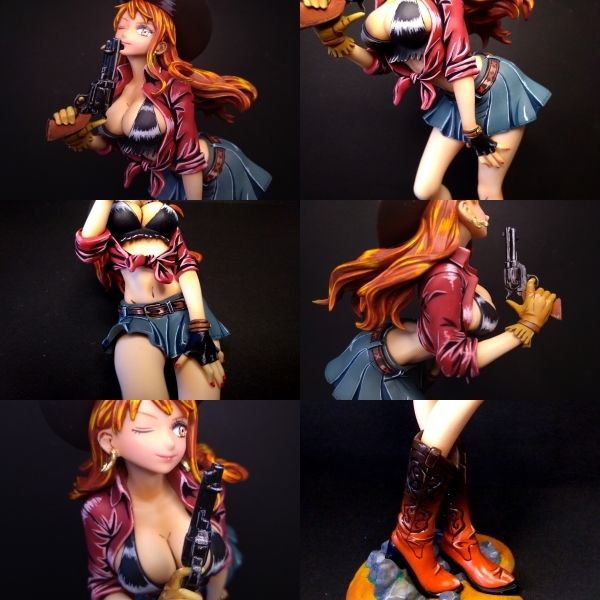 ナミ カスタムリペイント 瞳修正 ワンピース TREASURE CRUISE WORLD JOURNEY NAMI ナミフィギュア 2次元イラスト風 妖艶 ONE PIECE ナミ 瞳修正 ワンピース