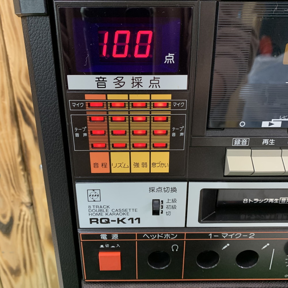 National ナショナル RQ-K11 カラオケセット 8トラカセットテープ 8