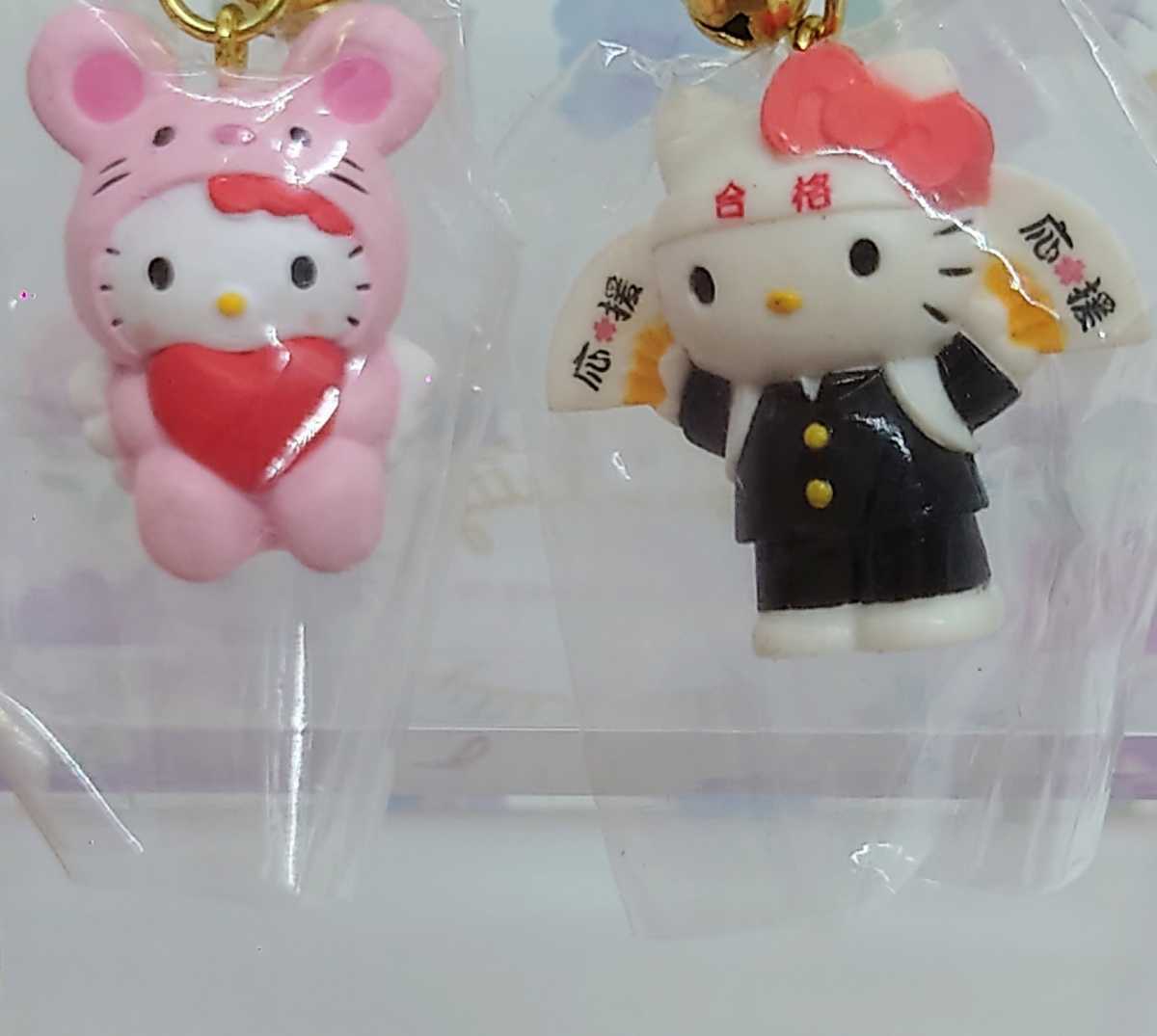 2007年製 ハローキティ 合格確実 太鼓判 根付け レア☆ハローキティ