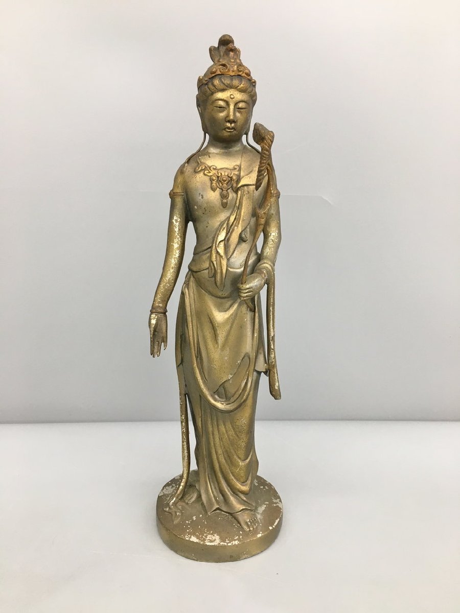 希少品 観音像 高村光雲 聖観音像 青銅製 高岡銅器
