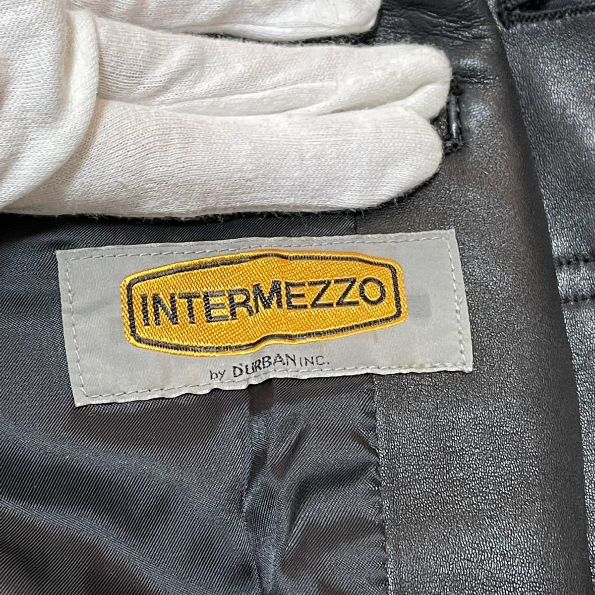 INTERMEZZO 【漢の定番】インターメッツォ レザージャケット 革ジャン 