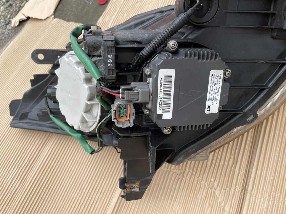 Z33 後期 ヘッドライト バラスト付き フェアレディZ ヘッドランプ 左右セット HID Z33 フェアレディZ 後期 フェアレディZ33 後期用アウディタイプLEDポジション ブラック