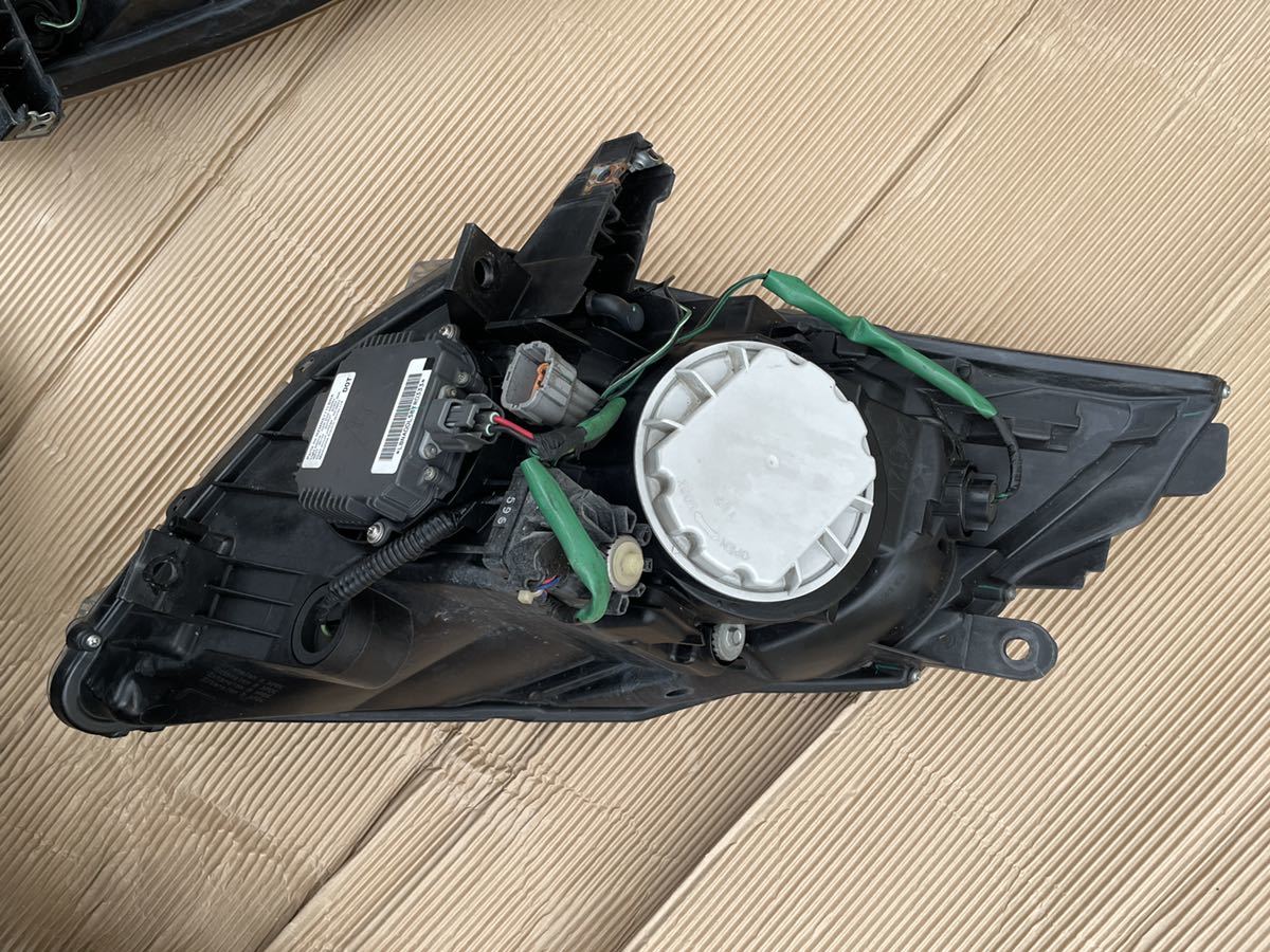 Z33 後期 ヘッドライト バラスト付き フェアレディZ ヘッドランプ 左右セット HID Z33 フェアレディZ 後期 フェアレディZ33 後期用アウディタイプLEDポジション ブラック