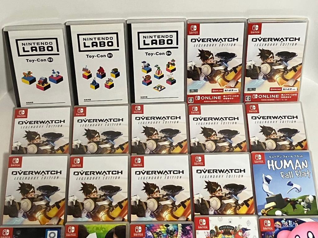 Z-4】任天堂スイッチソフトまとめて25本セット！星のカービィ/スプラ