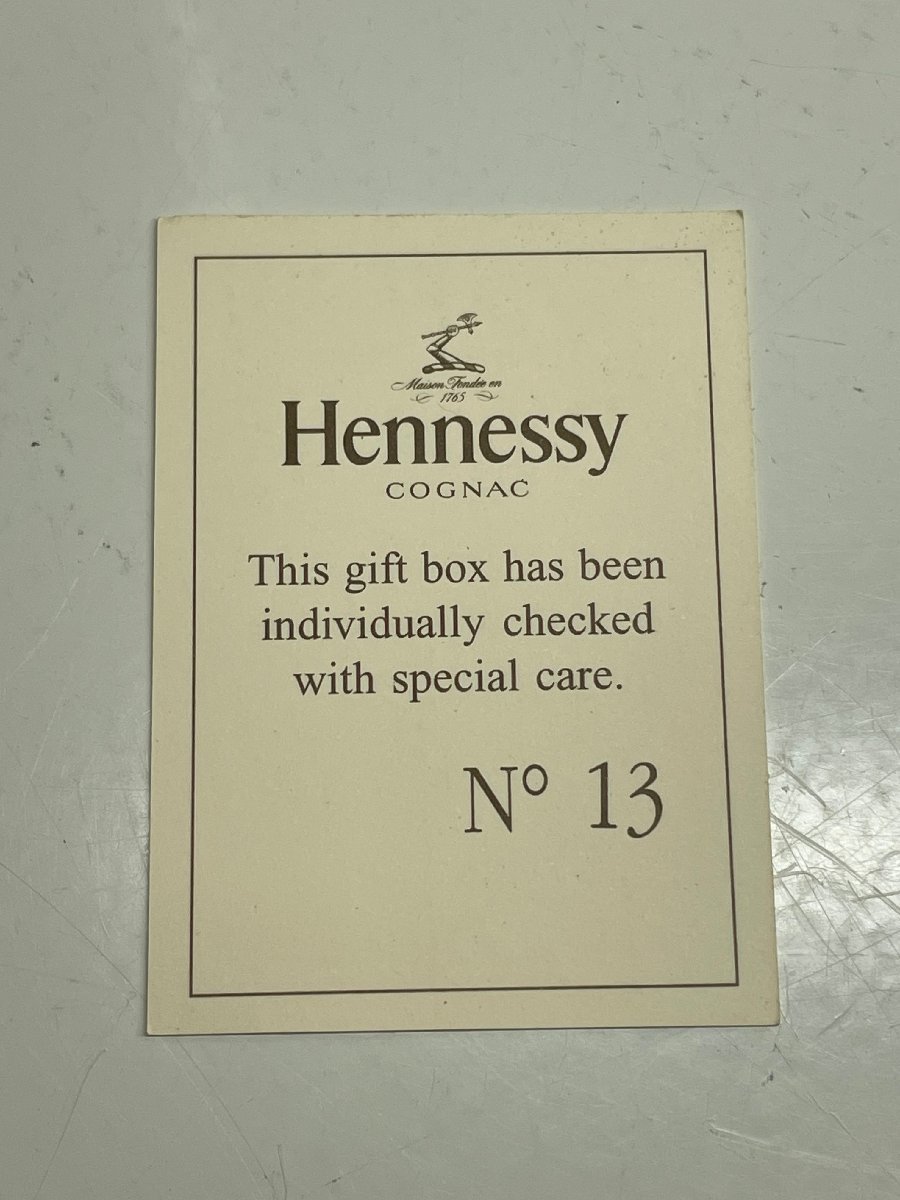 Hennessy 1940's 木箱付き 350ml 40度 ブランデー コニャック 未開栓