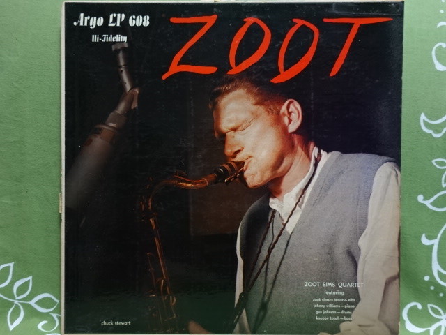 USオリジナル！ ズート・シムズ Zoot Sims／Zoot！／Argo／黒ラべル