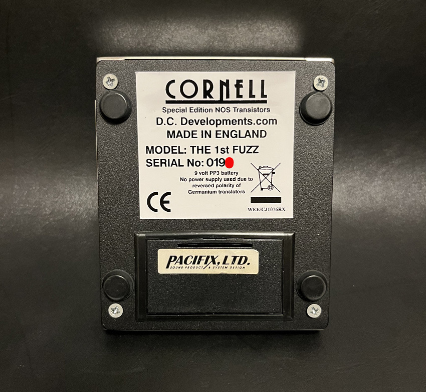 Cornell The 1st Fuzz【NOS NKT275搭載】コーネル・ファズ 【公式通販】