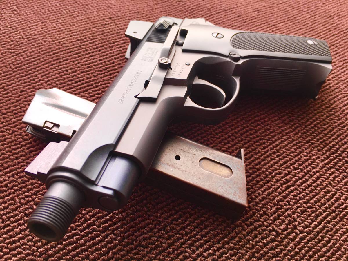 S&W Mk-22 mod0 ハッシュパピー MGC M459ベース個人カスタム MGS3