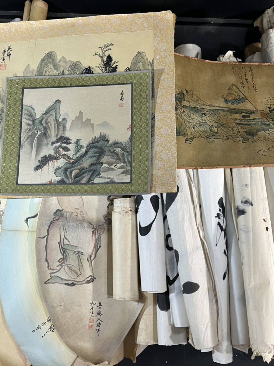 古い 中国掛軸 花鳥 絹本 肉筆 2025年最新Yahoo!オークション