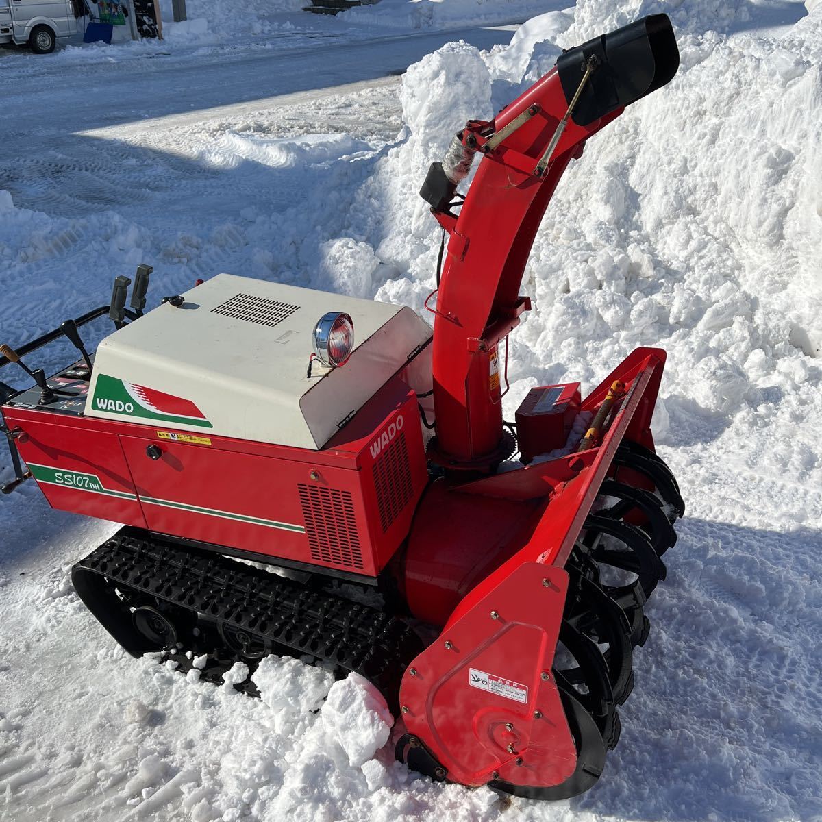 除雪機 Yahoo!オークション WADO - SS107DH 中古実働除雪機 ワドー 