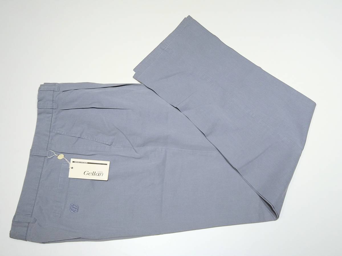 新品未使用！95cm 定価2.6万 日本製高級テンセル混ワイドパンツ Gellanゲラン