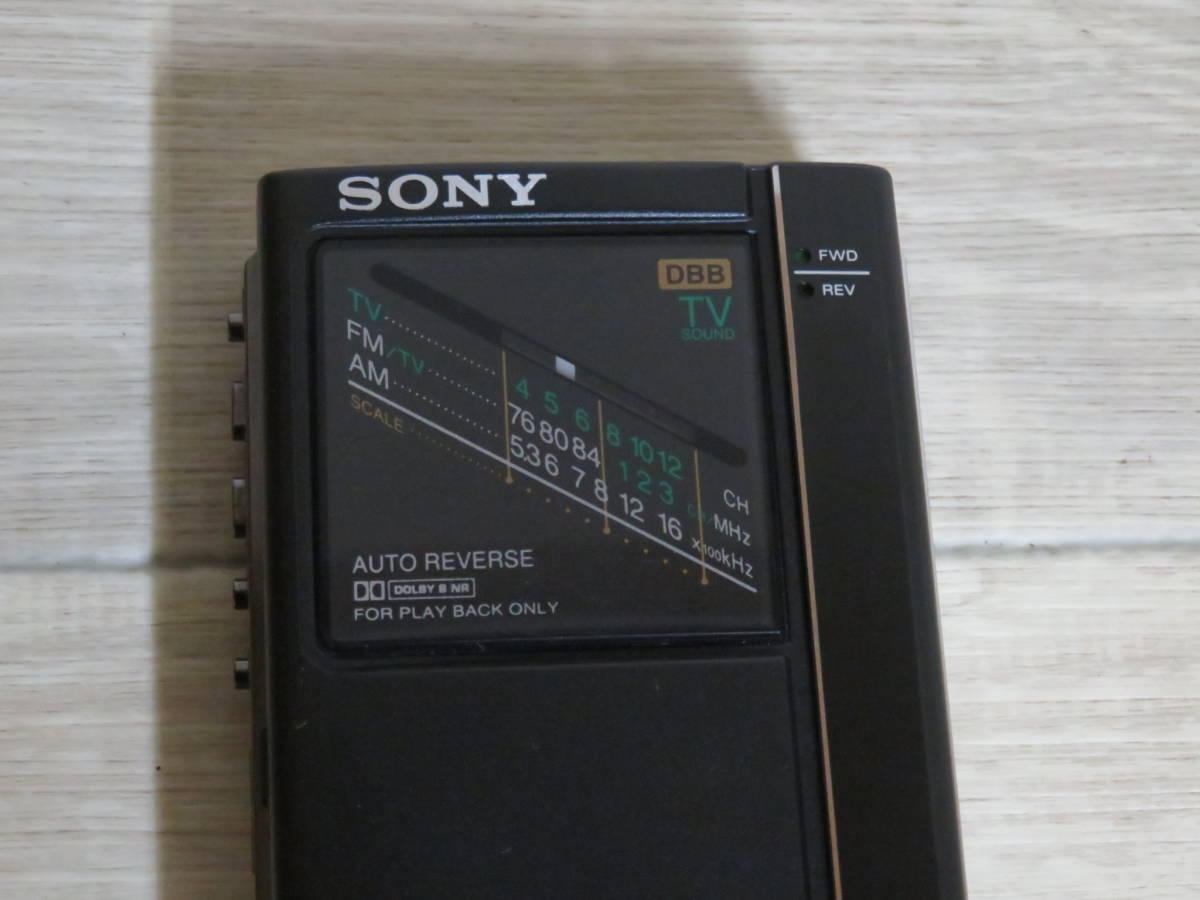 SONY ソニー WALKMAN ウォークマン WM-F404 FM/AMラジオ 録再機