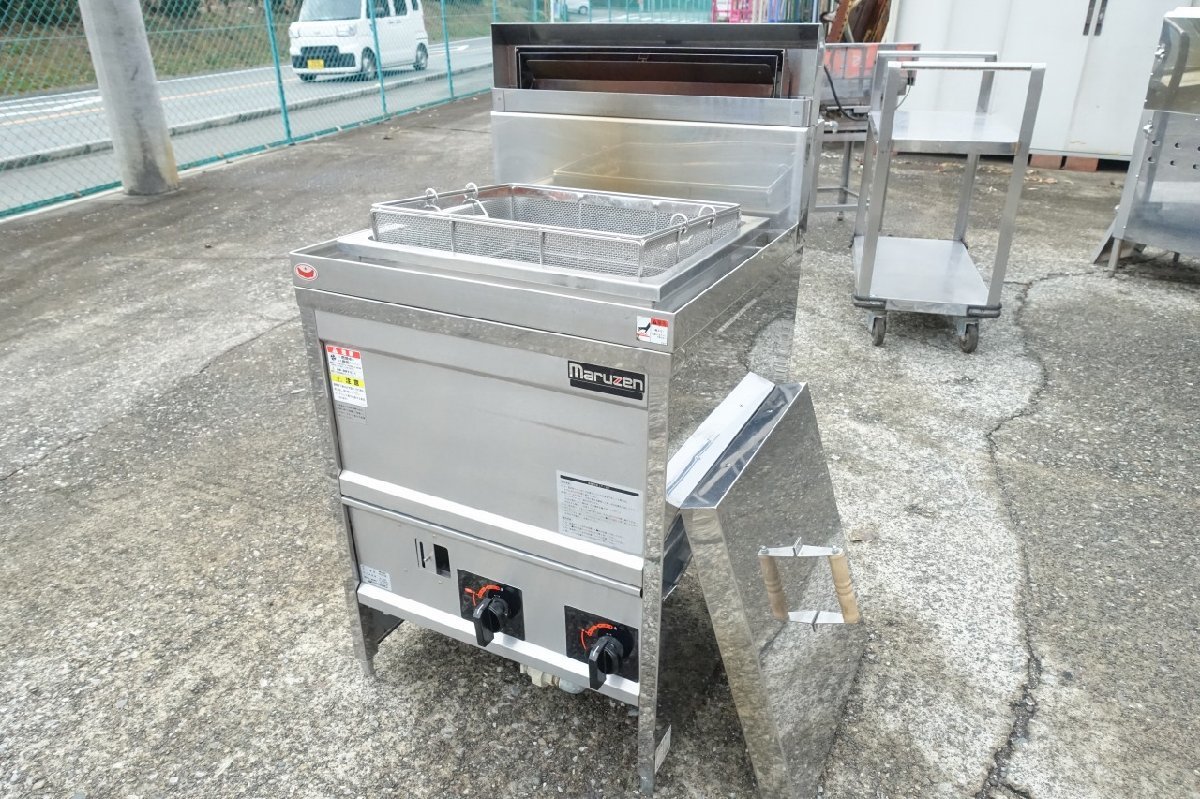 LP　マルゼン　ガス式ゆで麺機　MGU-066G　プロパン　業務用　厨房　茹で麺　湯で麺　1槽