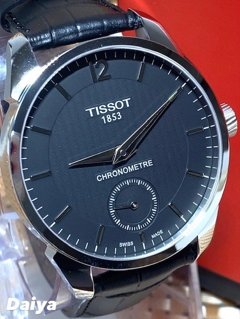 新品 TISSOT ティソ 腕時計 正規品 T-コンプリケーション 自動巻き クロノメーター 防水 レザー カレンダー スモールセコンド プレゼント