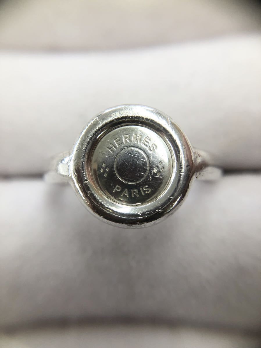 ◯エルメス HERMES リング 925 シルバー セリエ 中古