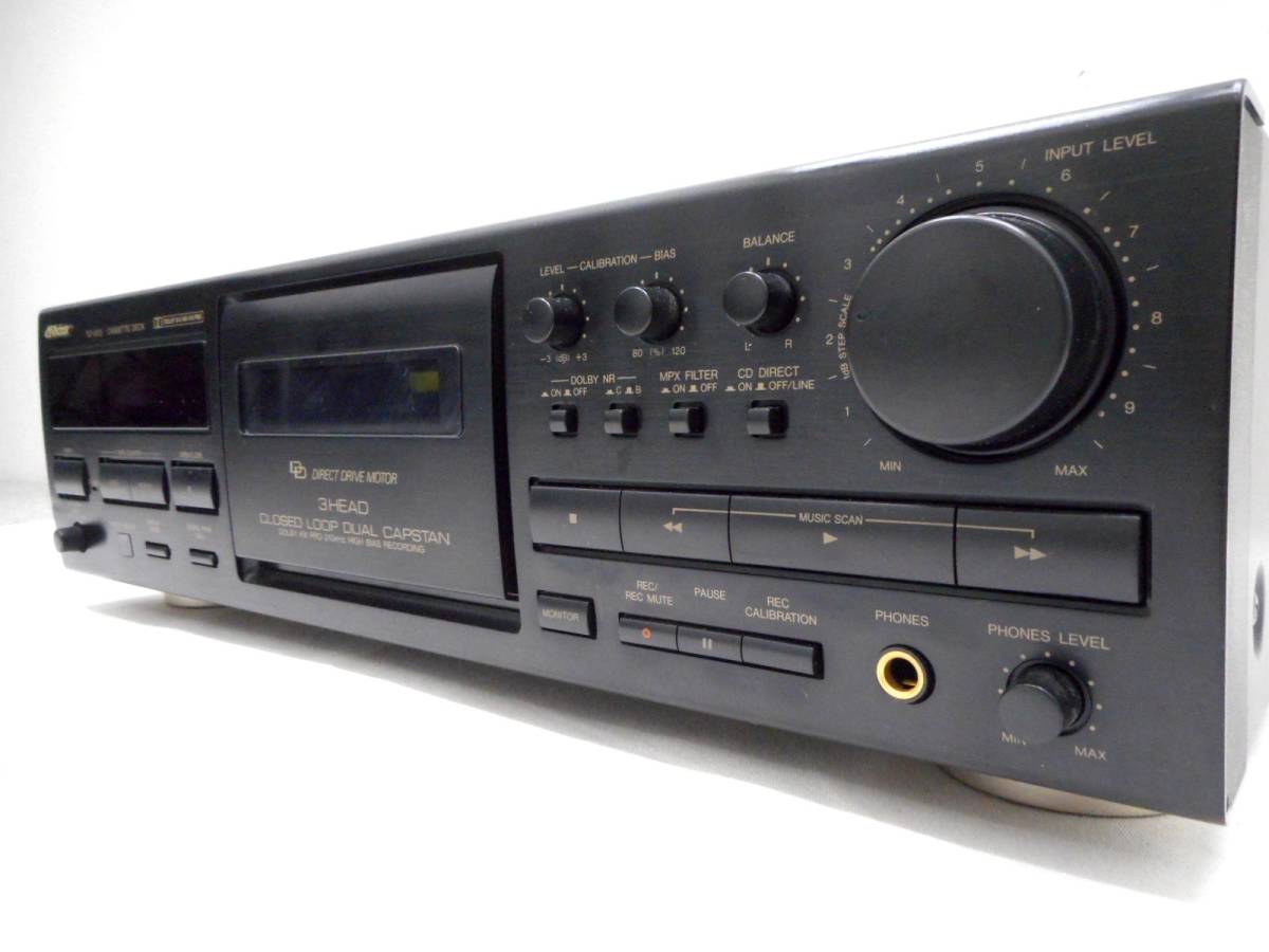 ジャンク Victor ビクター TD-V515 3ヘッド カセットデッキ T72〇