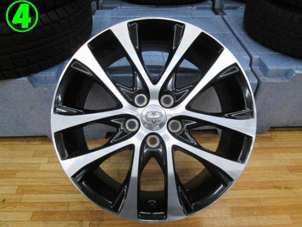 TOYOTA トヨタ 50系 エスティマ アエラス 後期 純正 18インチ 7.0J PCD114.3 5H +51 4本SET 新品バルブ交換済 CHR/ノア/ヴォクシー流用等 エスティマ アエラス 後期 前期・中期・後期の違いを徹底解説 純正18ｲﾝﾁ装着車 中期