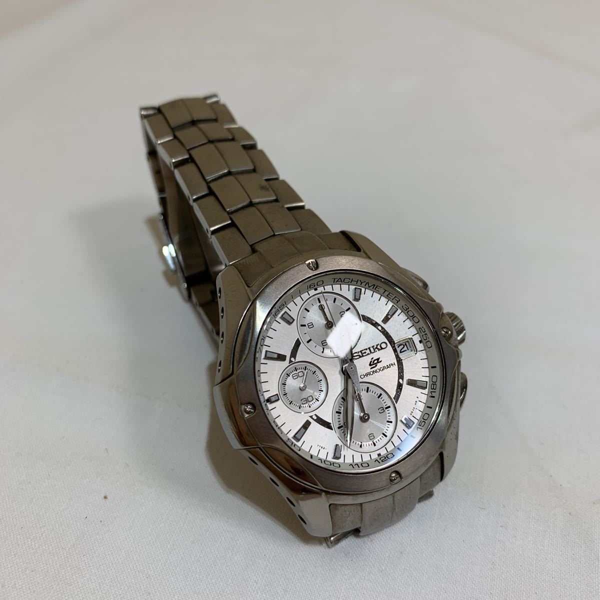 セイコー クロノグラフ SEIKO デイト メンズ 腕時計 稼働 クォーツ 