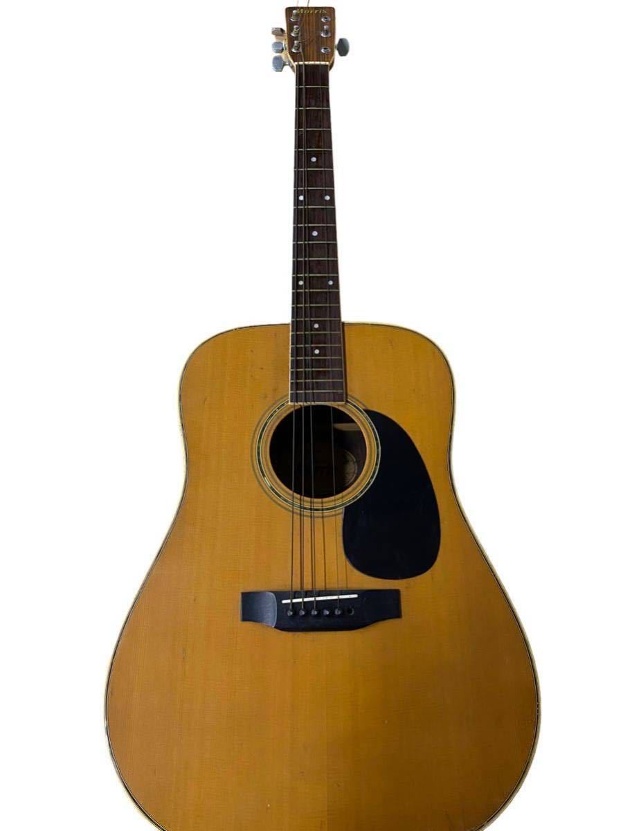 【現状品】MORRIS W-25 アコースティックギター 弦2本なし【YTK-N16618-KR225】