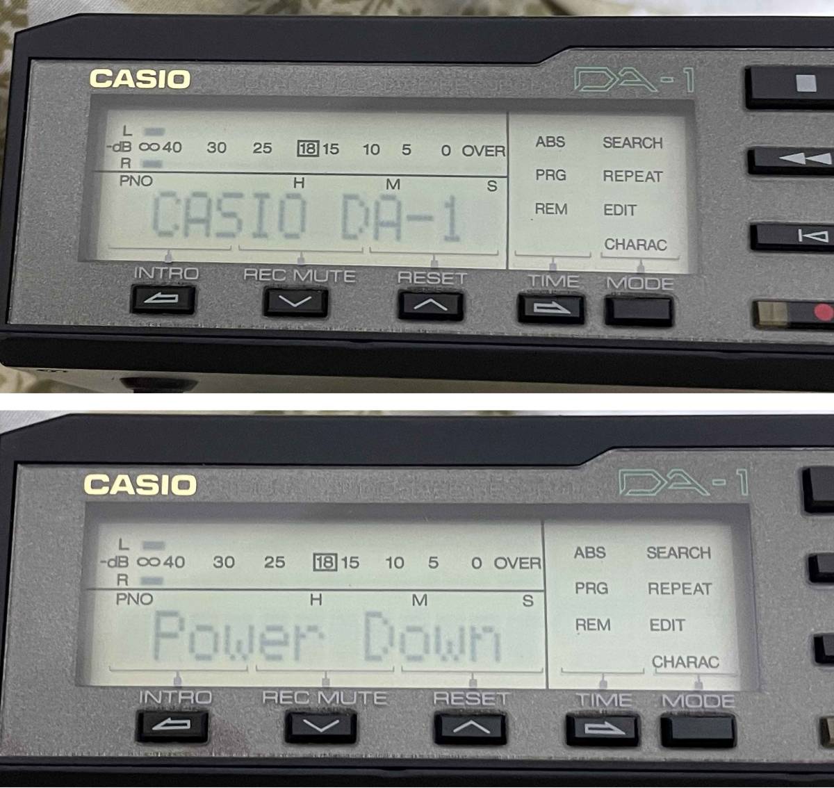 中古 CASIO カシオ DA-1 ポータブルDATプレイヤー DATレコーダー本体と