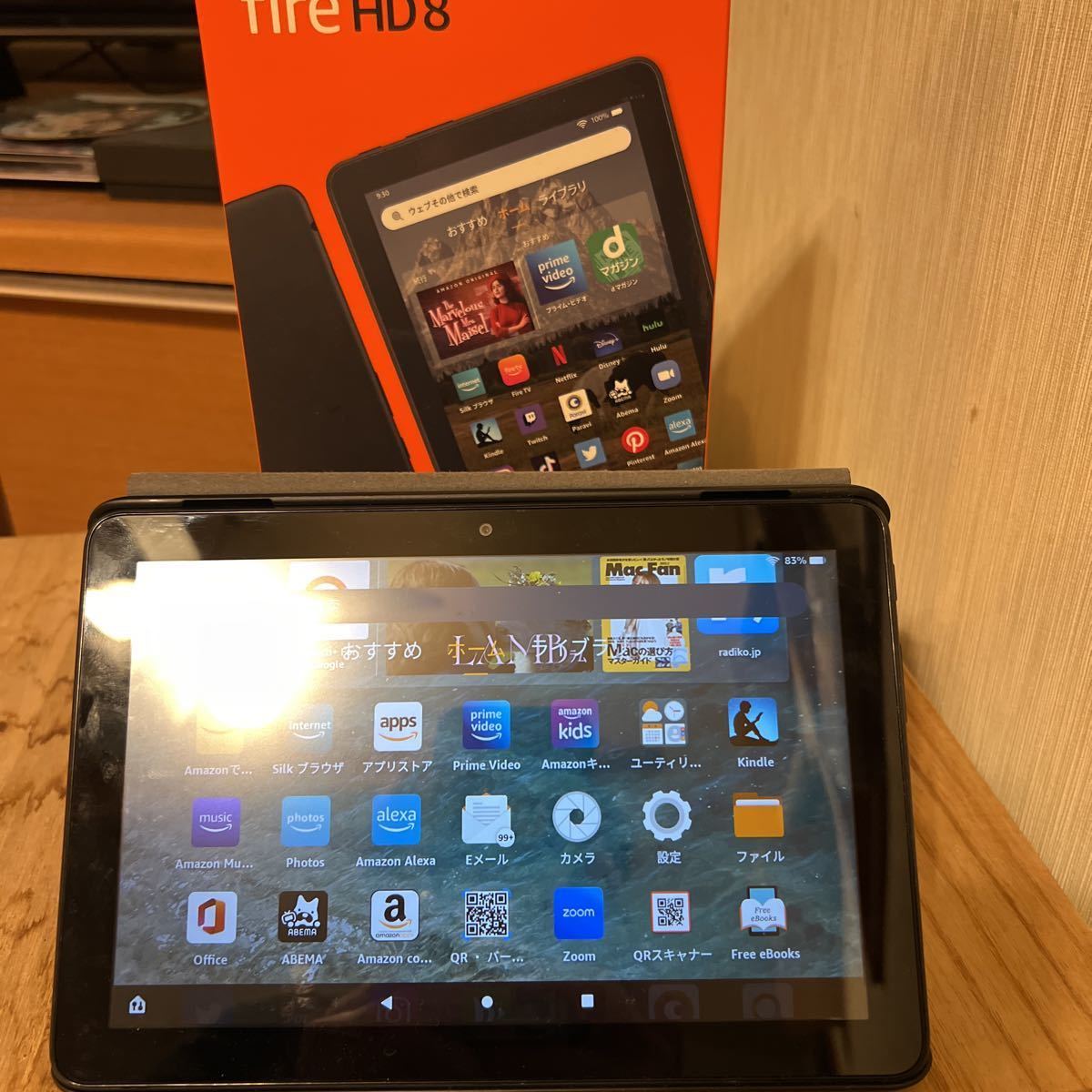 NEW Fire HD 8 タブレット(第12世代 2022 NEW Fire HD 8 タブレットブラック[8型 /Wi-Fiモデル /ストレージ：32 GB] 