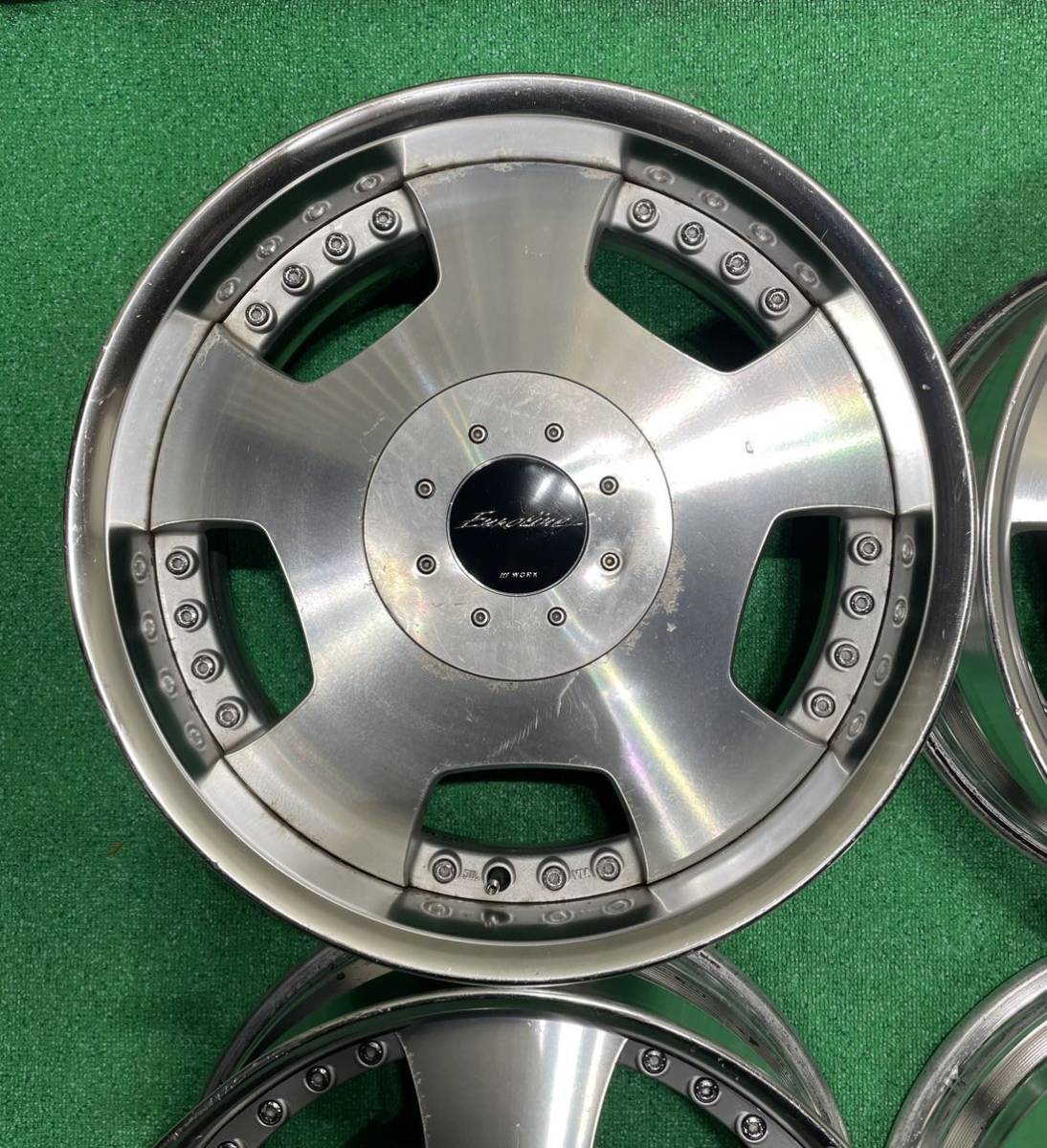 18インチ ワークユーロライン4本セット 希少サイズ WORK Euroline